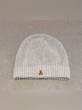 Baby gap 2-3t Gray Knit Beanie with classic Teddy Accent